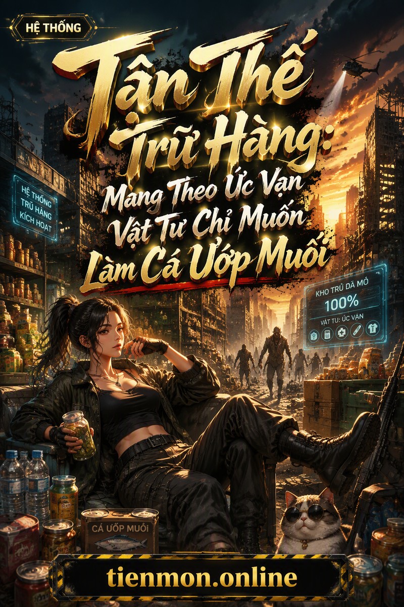 Tận Thế Trữ Hàng: Mang Theo Ức Vạn Vật Tư Chỉ Muốn Làm Cá Ướp Muối