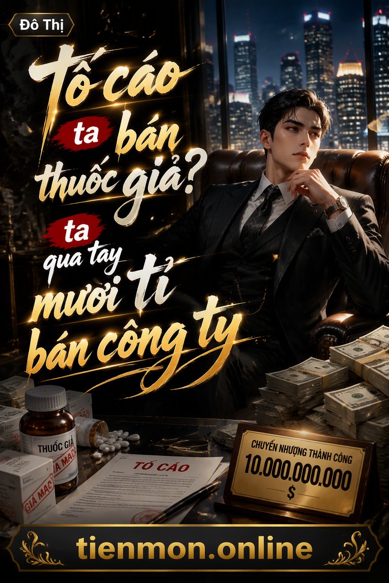 tố cáo ta bán thuốc giả? ta qua tay mười tỉ bán công ty